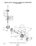 Diagram for 06 - Brake, Clutch, Gearcase, Motor And Pump