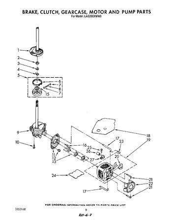 Diagram for LA9200XWN0