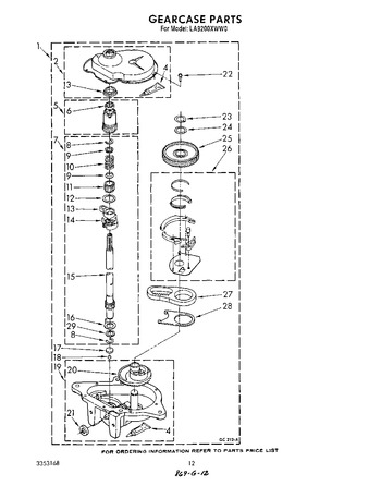 Diagram for LA9200XWN0