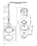 Diagram for 04 - Agitator, Basket And Tub