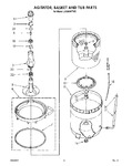 Diagram for 04 - Agitator, Basket And Tub