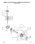 Diagram for 06 - Brake, Clutch, Gearcase, Motor And Pump