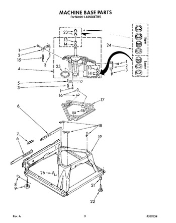 Diagram for LA9500XTG0