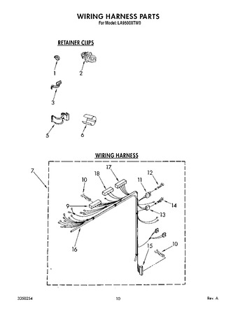 Diagram for LA9500XTG0