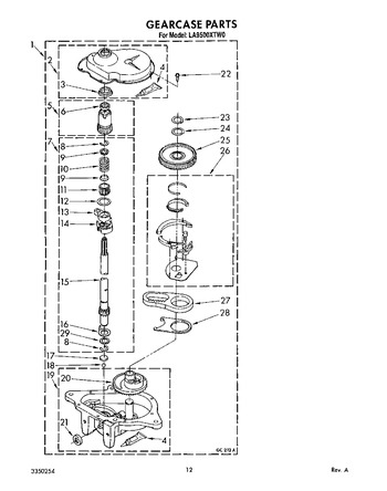 Diagram for LA9500XTG0