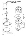 Diagram for 04 - Agitator, Basket And Tub