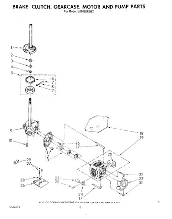 Diagram for LA9800XSW2