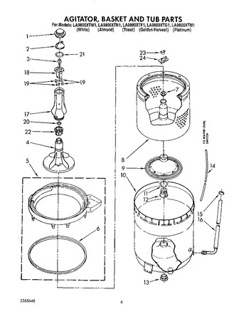 Diagram for LA9800XTW1