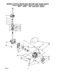 Diagram for 06 - Brake, Clutch, Gearcase, Motor And Pump