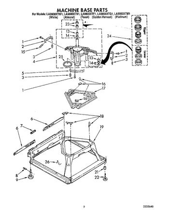 Diagram for LA9800XTW1