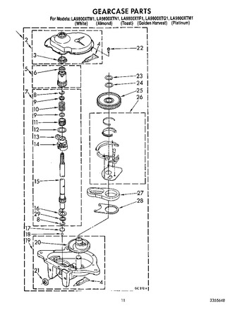 Diagram for LA9800XTW1