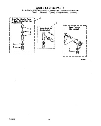 Diagram for LA9800XTW1