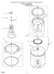 Diagram for 03 - Agitator, Basket, And Tub