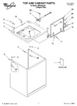 Diagram for 01 - Top And Cabinet, Literature