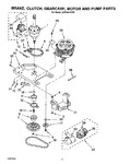 Diagram for 06 - Brake, Clutch, Gearcase, Motor And Pump