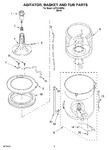 Diagram for 03 - Agitator, Basket And Tub Parts