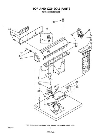 Diagram for LE3000XSW0