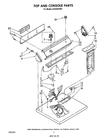 Diagram for LE3300XSW0