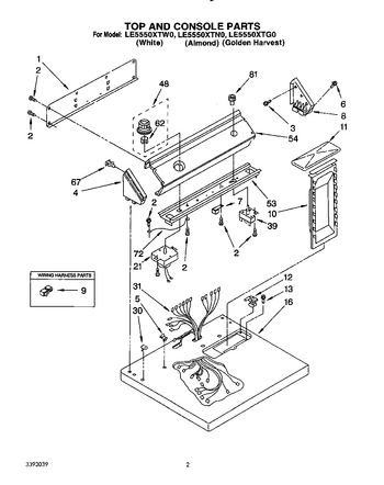 Diagram for LE5550XTN0