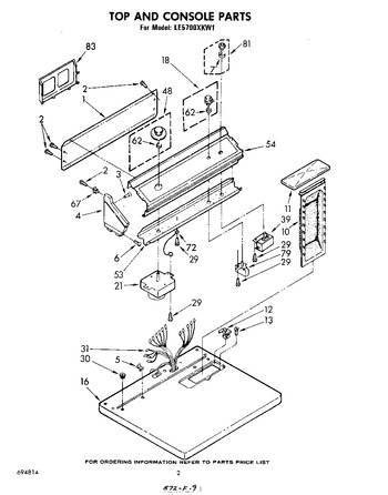 Diagram for LE5700XKW1