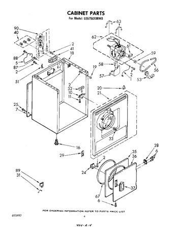 Diagram for LE5750XMW0