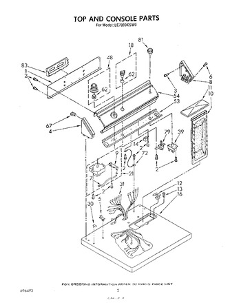 Diagram for LE7000XSW0