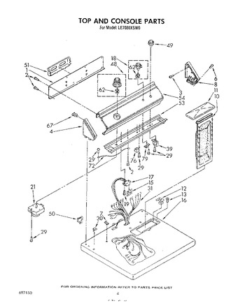 Diagram for LE7080XSW0