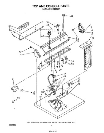 Diagram for LE7680XSW1