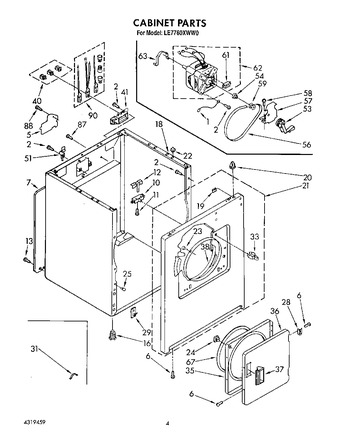 Diagram for LE7760XWW0