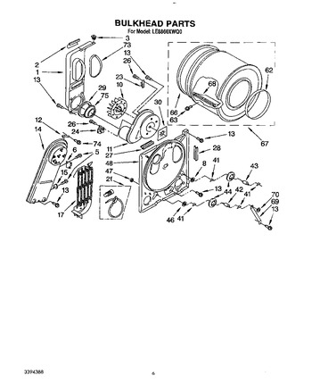 Diagram for LE8860XWQ0