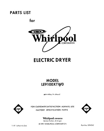 Diagram for LE9100XTW0