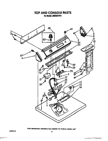 Diagram for LE9500XTW1