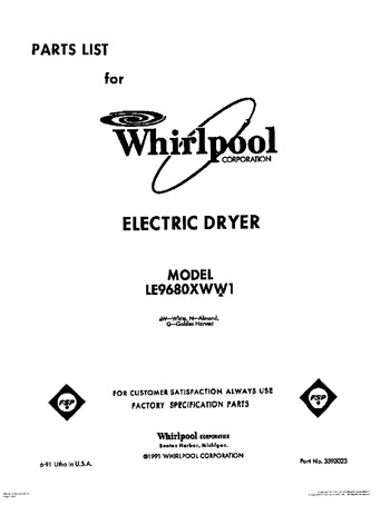 Diagram for LE9680XWN1