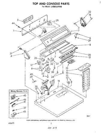 Diagram for LE9805XPW0