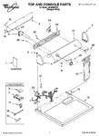 Diagram for 01 - Top And Console Parts