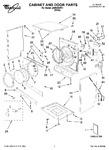 Diagram for 01 - Cabinet And Door Parts