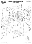 Diagram for 01 - Cabinet And Door Parts