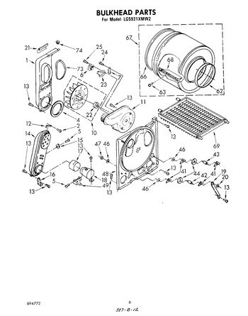 Diagram for LG5921XMW2