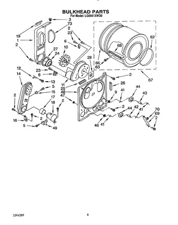 Diagram for LG8861XWQ0