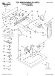 Diagram for 01 - Top And Console, Literature