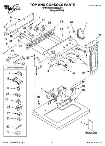 Diagram for LGB6300LW1