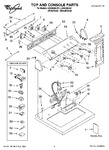 Diagram for 01 - Top And Console Parts Optional Parts (not Included)