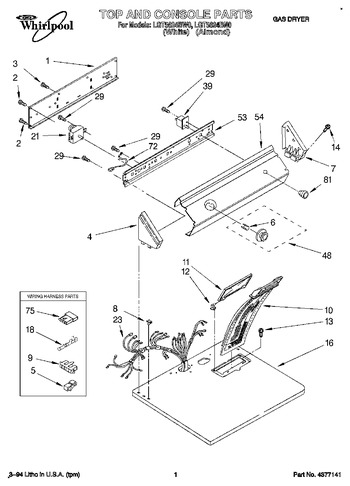 Diagram for LGT5624BW0