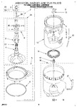 Diagram for 03 - Agitator, Basket And Tub