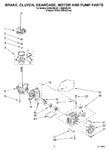 Diagram for 05 - Brake, Clutch, Gearcase, Motor & Pump