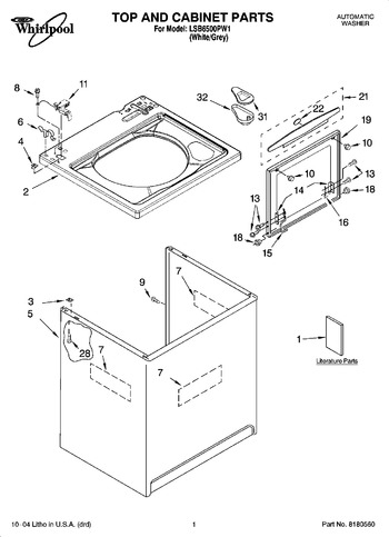 Diagram for LSB6500PW1