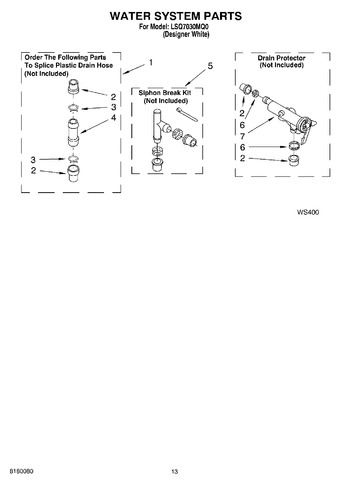 Diagram for LSQ7030MQ0