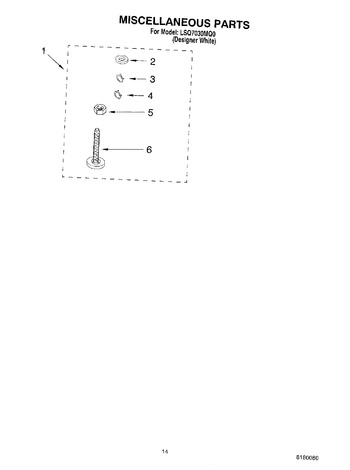 Diagram for LSQ7030MQ0