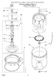 Diagram for 03 - Agitator, Basket And Tub