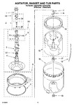 Diagram for 03 - Agitator, Basket And Tub Parts